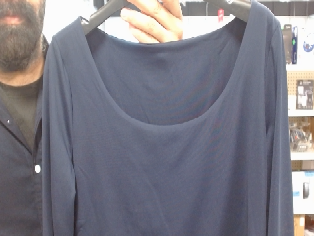 Navy Long Sleeve Top