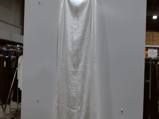 White Satin Maxi Skirt
