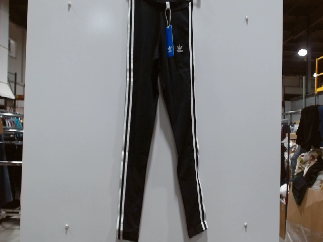 Adidas Women's Track Pants Black with White Stripes