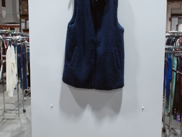 Women's Blue Fleece Vest
