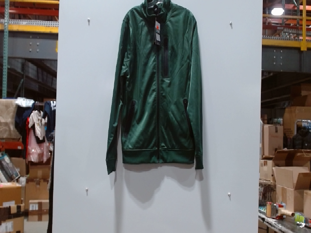 Green Velvet Activewear Jacket