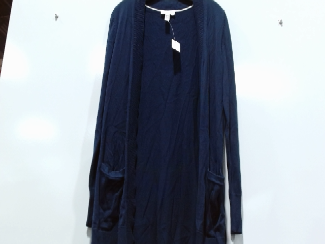 Banana Republic Women's Long Open Front Cotton Cardigan