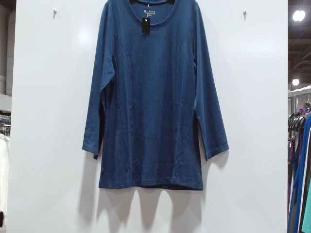 BEAUTIFUL E Teal Cotton Long Sleeve Shirt