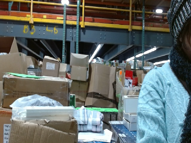 Blue and White Fabric