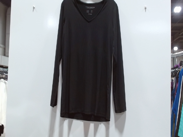 Tonic Studios Black Long Sleeve V-Neck Top
