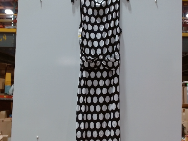 Alfred Dunner Black and White Polka Dot Dress