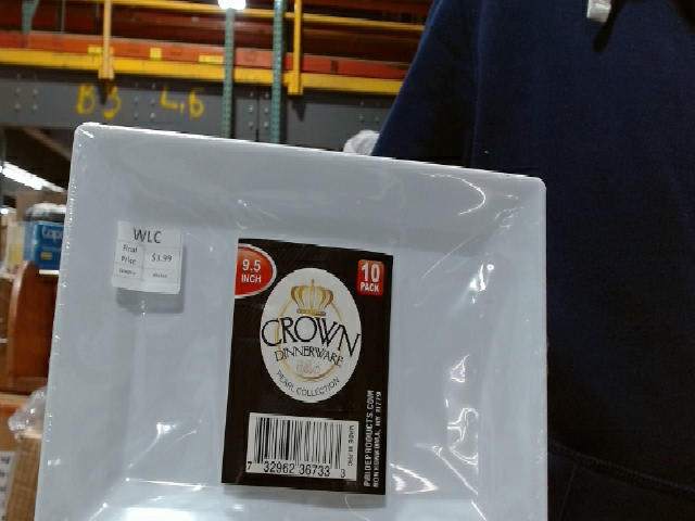 Crown Dinnerware 9.5 inch Tray 10 pack