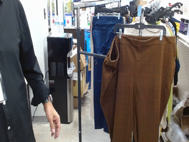 Brown Plaid Pants