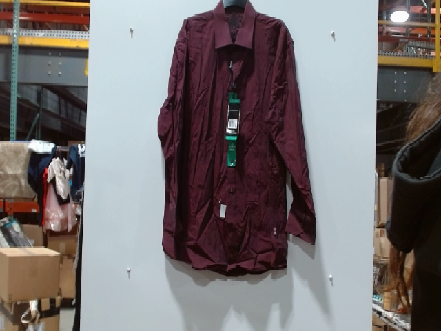 Maroon Button Down