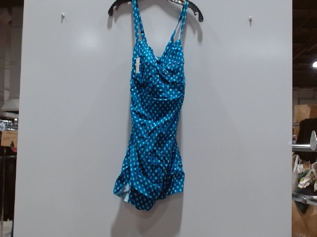 Blue Polka Dot Swimsuit