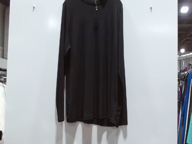 Black Long Sleeve Activewear Sweatshirt