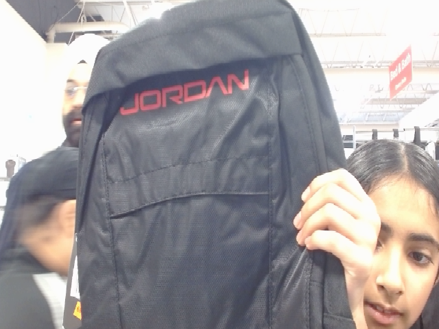 Jordan Black Backpack
