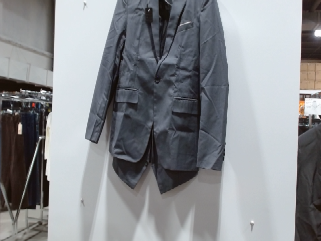 Mens Slim Fit Dress Suit Blazer One Button Smart Casual Jacket