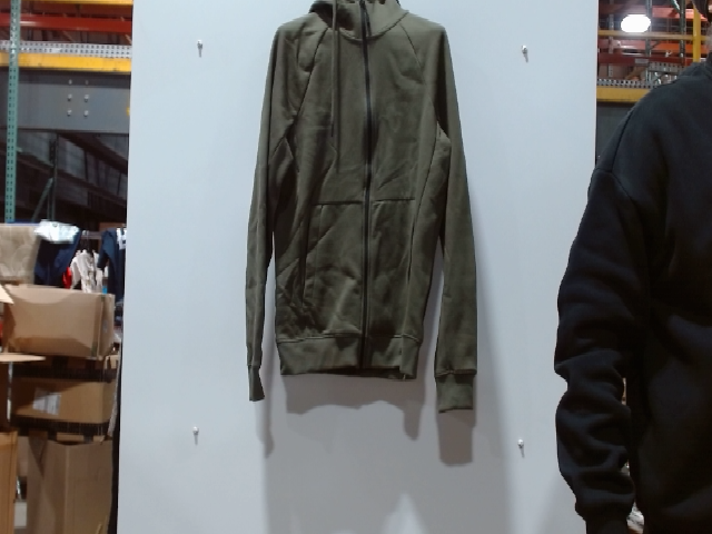 Green Zip-Up Hoodie