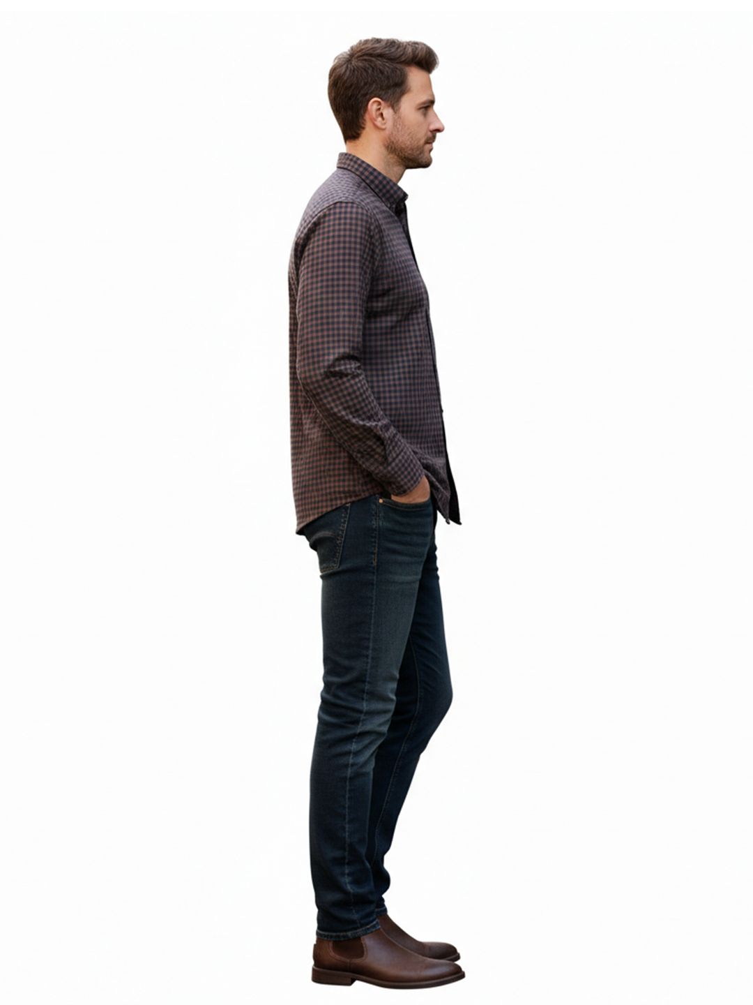 Men's Long Sleeve Button Up Shirt