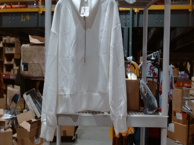 White Pullover Sweatshirt