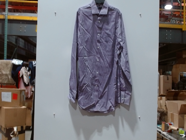 Purple Cotton Long Sleeve Dress Shirt