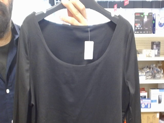 Elegant Black Long Sleeve Top