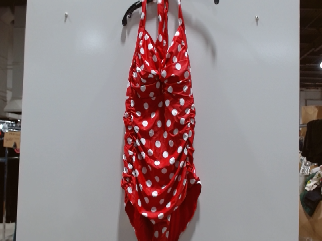 Red Polka Dot One-Piece Swimsuit