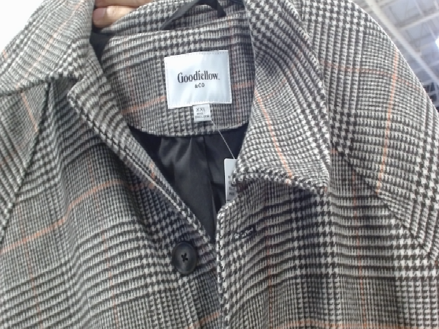 Goodfellow & Co Men's XXL Plaid Coat