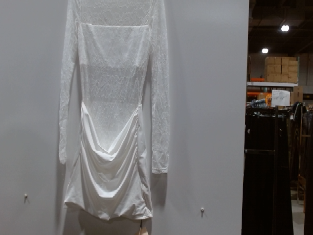 Reformation White Lace Mini Dress