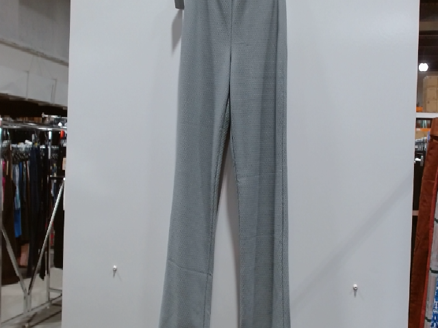 Gray Textured Pants