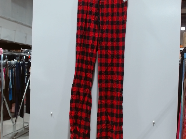 Sleep Sense Red and Black Plaid Pajama Pants