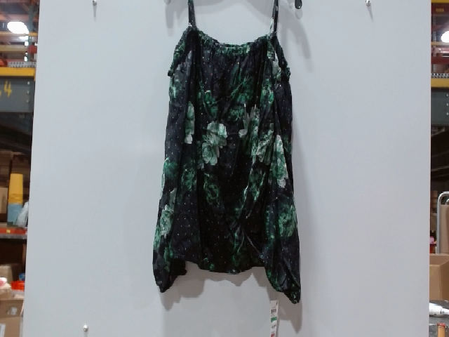 INC International Concepts Floral Print Cold-Shoulder Top