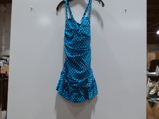 Laura Ashley Women's Sleeveless Polka Dot Mini Dress