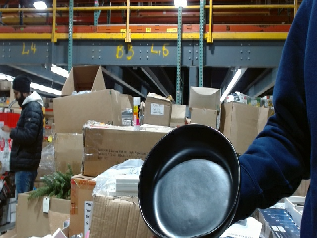 Black Round Bowl