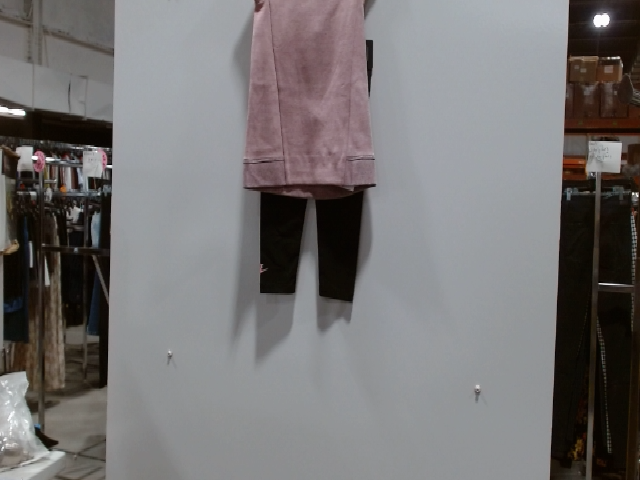 Nike Kids' Heather Pink Top and Leggings Set