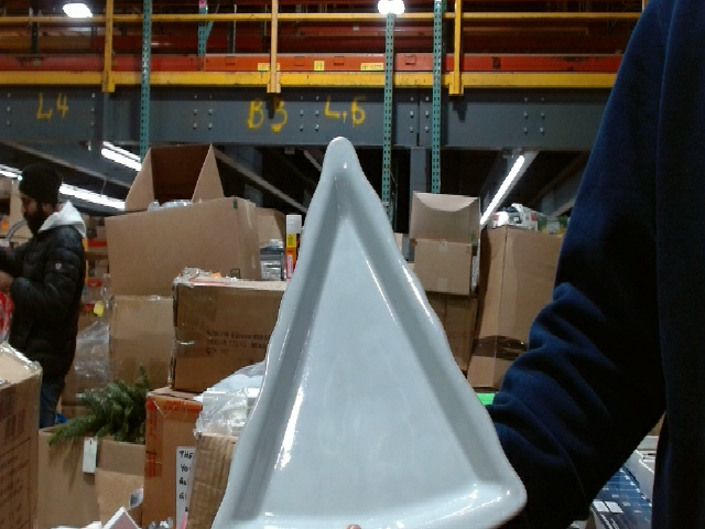 White Triangular Plate