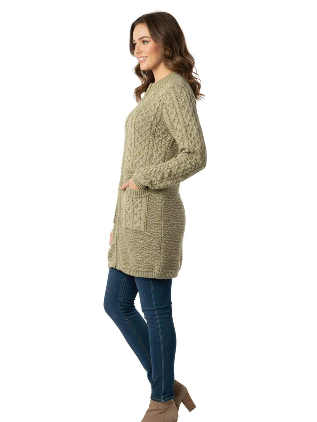 Eileen Fisher Women's Wool Cardigan Sweater M
