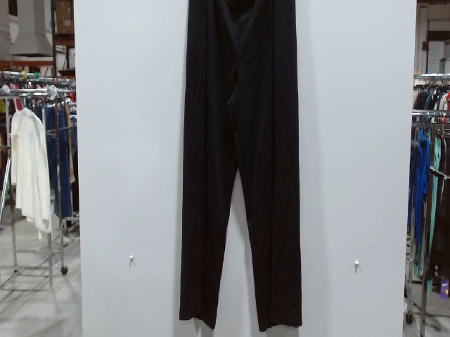 Black Cotton Blend Pants