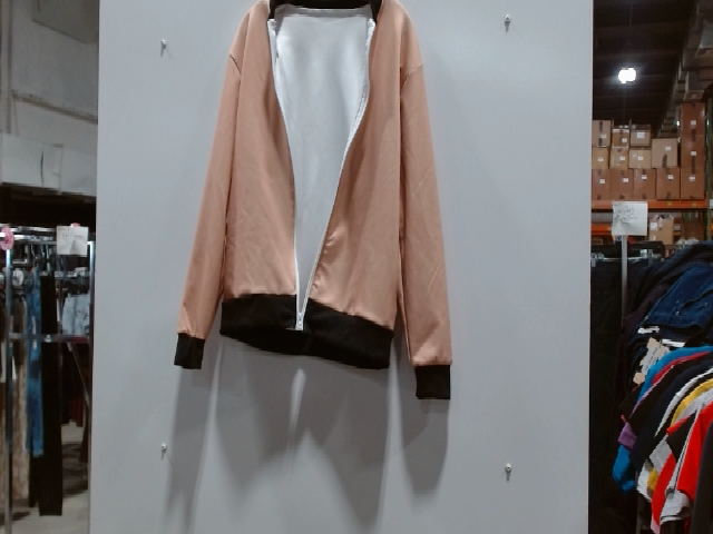 Peach Zip Up Activewear Jacket