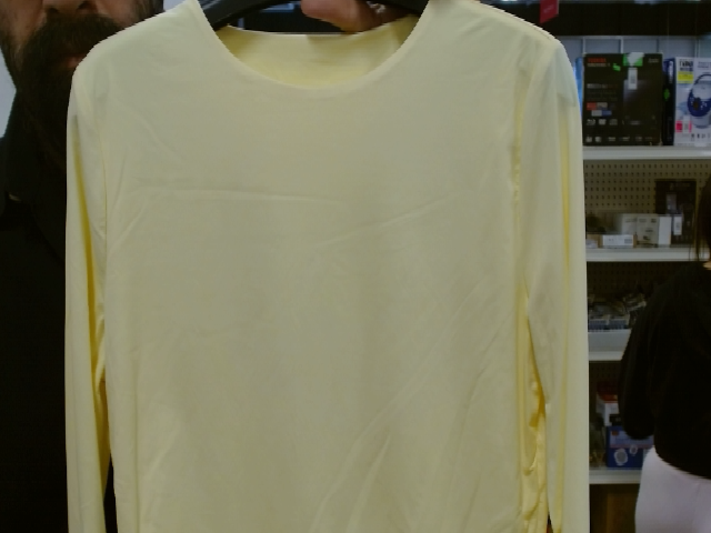 Yellow Long Sleeve Top