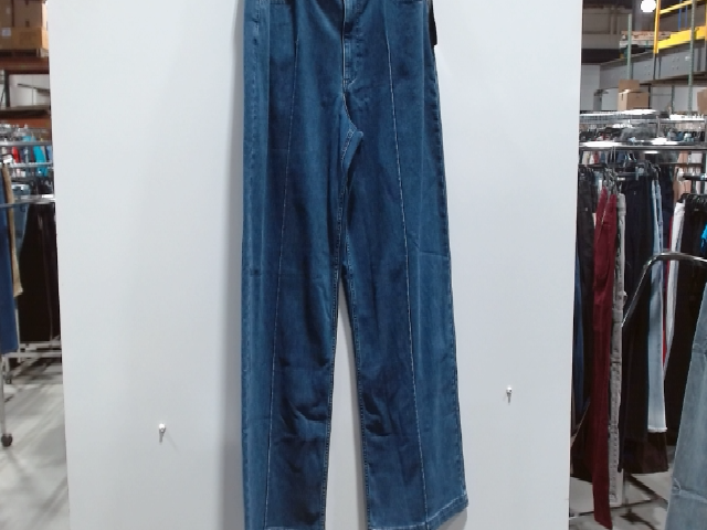 Alfred Dunner Women's Jeans Blue Cotton Wide Leg