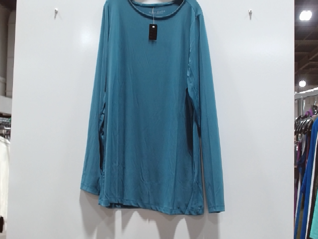 Terry Lester Teal Long Sleeve Shirt