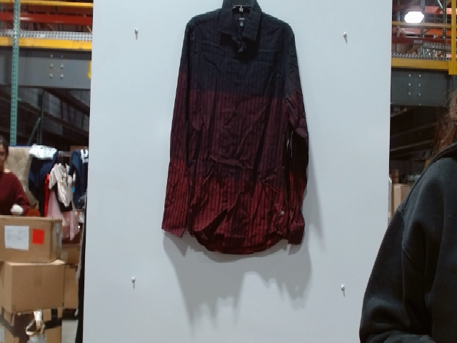 Alfani Red Cotton Shirt