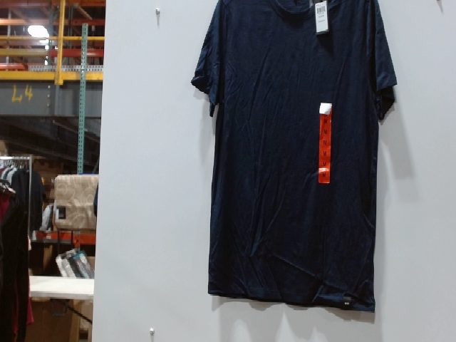 Alfani Men's Navy Blue Cotton Crew Neck T-Shirt