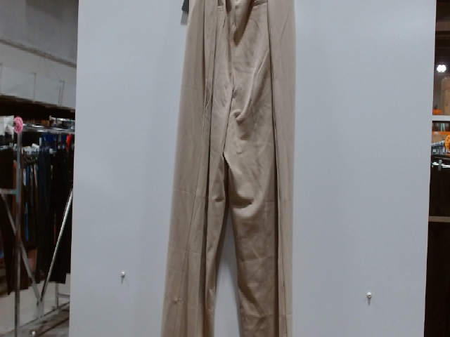 Beige Wide Leg Pants