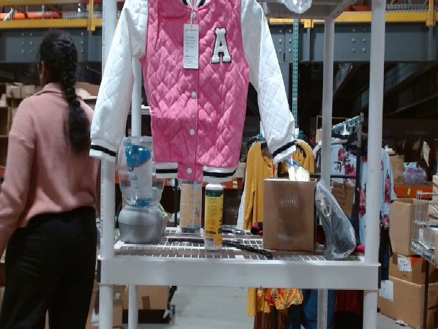 Goodthreads Pink Varsity Jacket