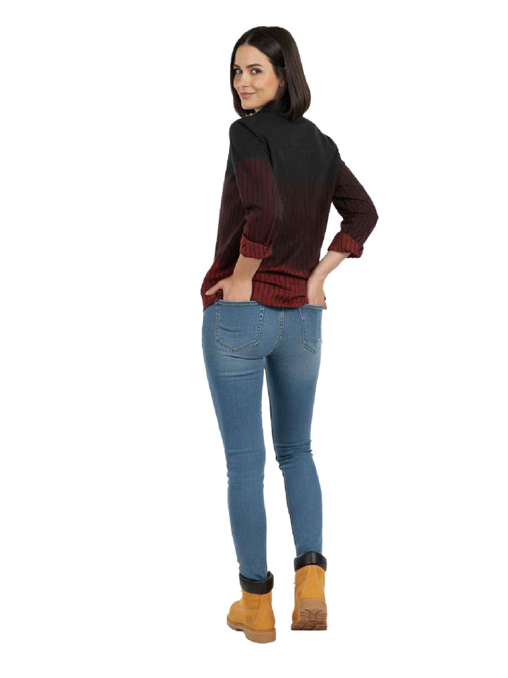 Alfani Red Cotton Shirt