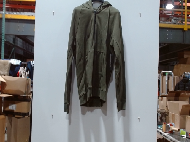 Green Zip-Up Hoodie
