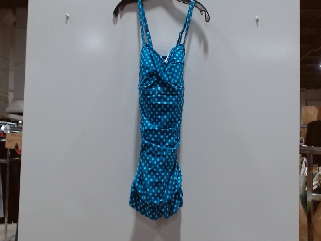 Miraclesuit Blue Polka Dot Swimsuit