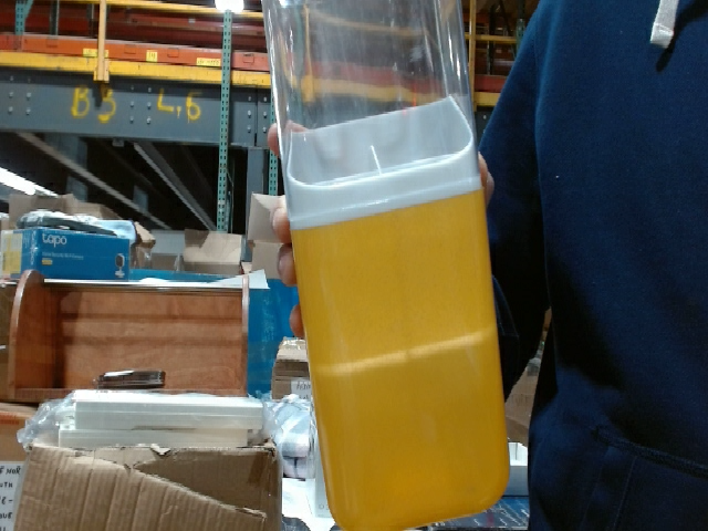 Yellow Plastic Storage Container