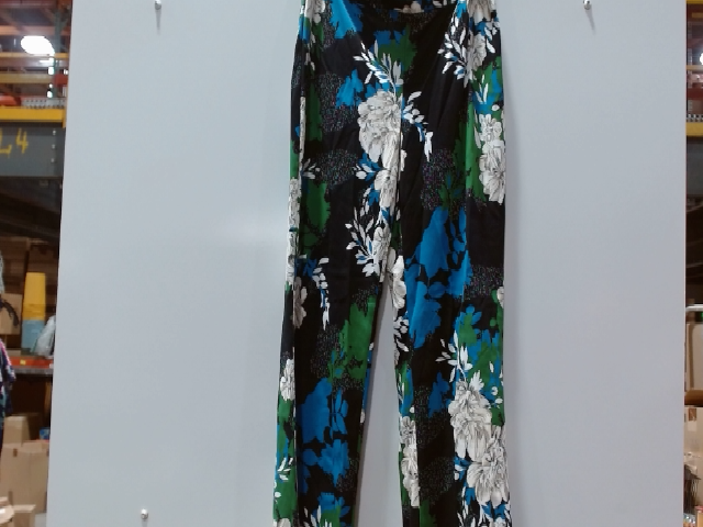 Floral Print Satin Pants