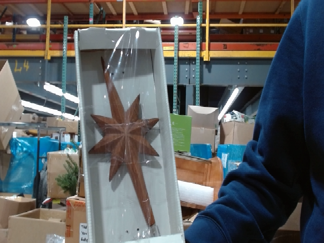 Wooden Christmas Tree Star Topper
