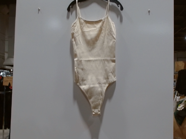 Beige Sleeveless Swimsuit