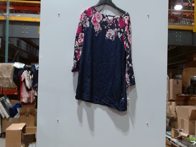 Joules Harbour Luxe Boat Neck Floral Print Blouse